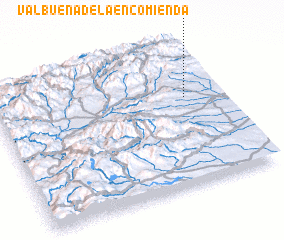 3d view of Valbuena de la Encomienda