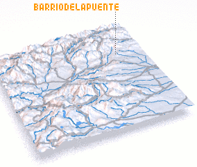 3d view of Barrio de la Puente