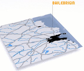 3d view of Baile Brigín