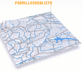 3d view of Fornillos de Aliste