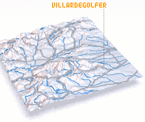 3d view of Villar de Golfer