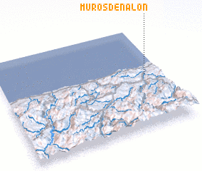 3d view of Muros de Nalón