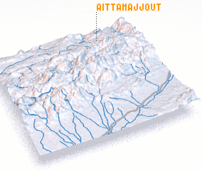 3d view of Aït Tamajjout