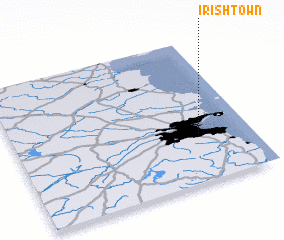 3d view of Irishtown