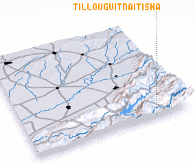 3d view of Tillouguit nʼAït Isha