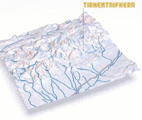 3d view of Tirhemt nʼIfkern