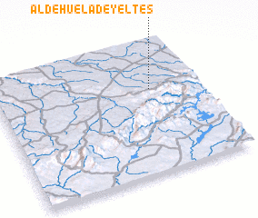 3d view of Aldehuela de Yeltes