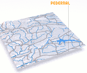 3d view of Pedernal