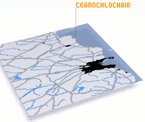 3d view of Ceann Chlochair