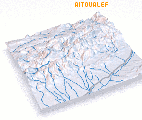 3d view of Aït Oualef