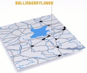 3d view of Ballinderry Lower
