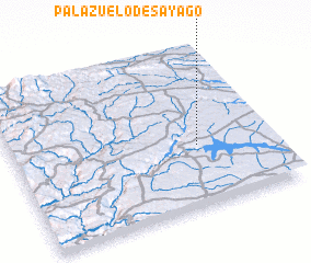 3d view of Palazuelo de Sayago