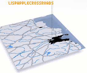 3d view of Lispapple Cross Roads