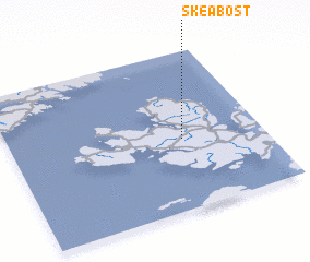 3d view of Skeabost