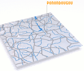 3d view of Ponondougou