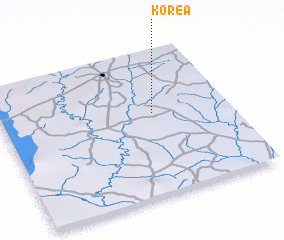 3d view of Koréa