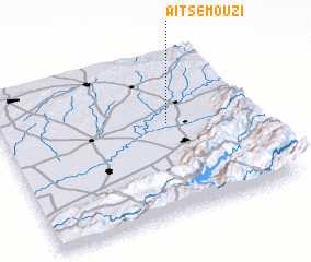 3d view of Aït Semouzi