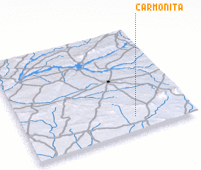 3d view of Carmonita