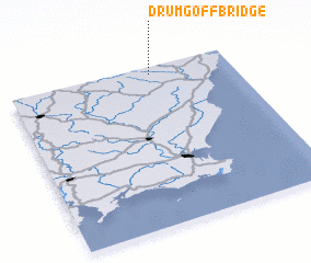 3d view of Drumgoff Bridge