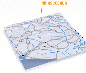 3d view of Minas de Cala