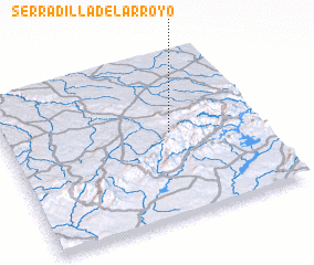 3d view of Serradilla del Arroyo