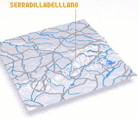 3d view of Serradilla del Llano