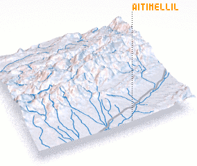 3d view of Aït Imellil