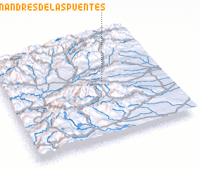 3d view of San Andrés de las Puentes