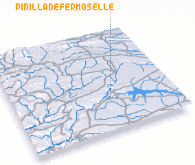 3d view of Pinilla de Fermoselle