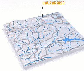 3d view of Valparaíso