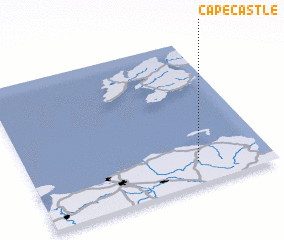 3d view of Cape Castle