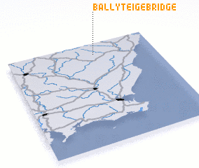 3d view of Ballyteige Bridge