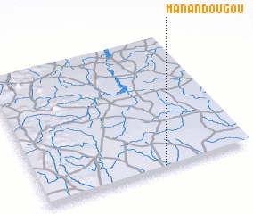 3d view of Manandougou