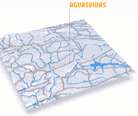 3d view of Águas Vivas