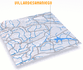 3d view of Villar de Samaniego