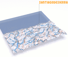 3d view of Santiago de Sierra