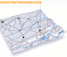 3d view of Tadaout nʼAït Khouia Hassene