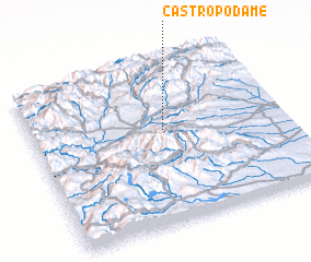 3d view of Castropodame