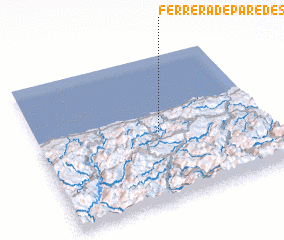 3d view of Ferrera de Paredes