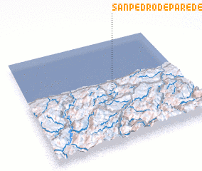 3d view of San Pedro de Paredes