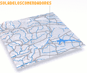 3d view of Encinasola de los Comendadores