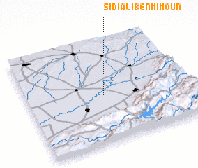 3d view of Sidi Ali Ben Mimoun