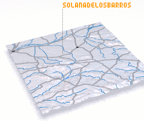 3d view of Solana de los Barros