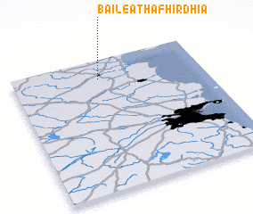 3d view of Baile Átha Fhirdhia