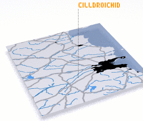 3d view of Cill Droichid