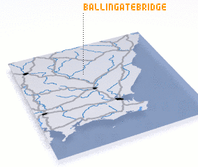 3d view of Ballingate Bridge