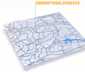 3d view of San Martín del Pedroso