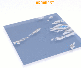 3d view of Arnabost