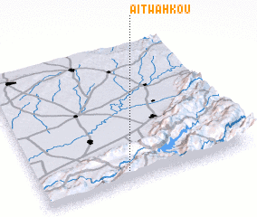 3d view of Aït Wahkou