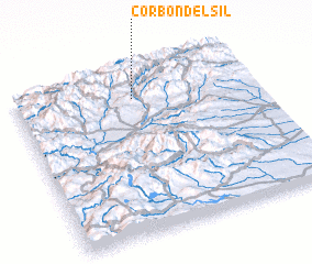 3d view of Corbón del Sil